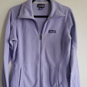 Patagonia Women Classic Microdini Jacket Lilac Lavander Preowned Size Medium